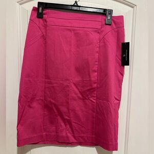Worthington Tropical Pink Pencil Skirt